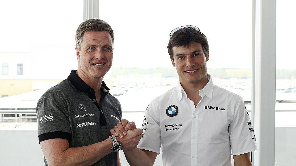 Ralf Schumacher und Bruno Spengler gaben sich die Hand, Foto: BMW AG