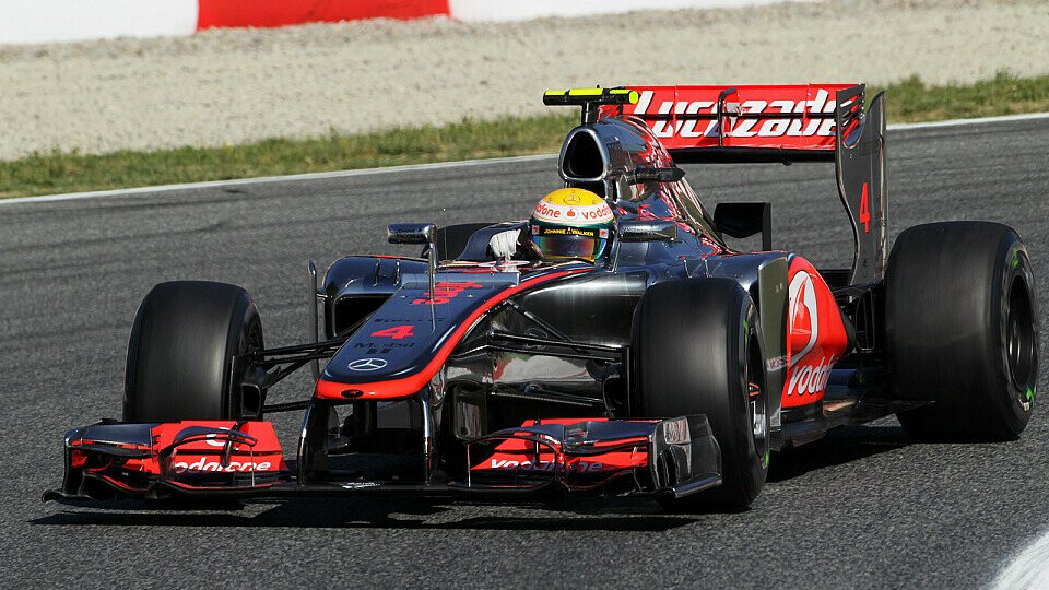 Lewis Hamilton sicherte sich die Pole Position in Barcelona, Foto: Sutton
