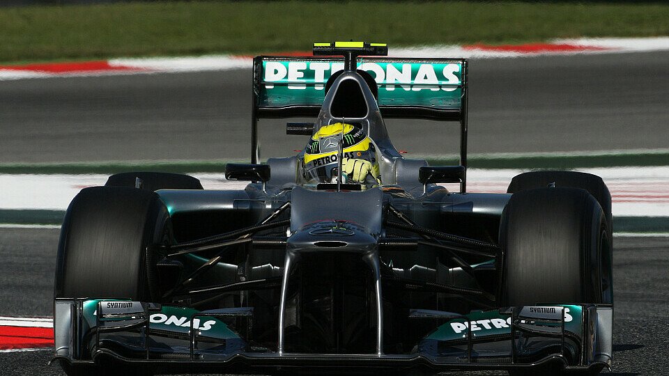 Nico Rosberg hatte mit den Reifen viel zu arbeiten, Foto: Sutton