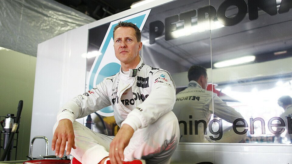 Kein schlechtes Reifen-Gewissen: Michael Schumacher, Foto: Mercedes AMG