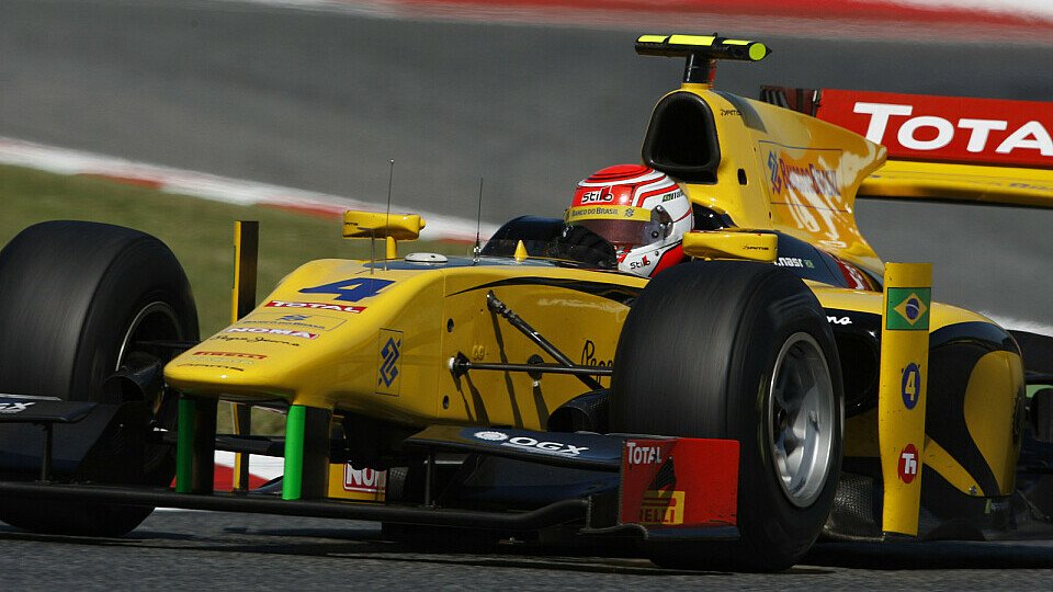 Felipe Nasr belegte in Silverstone die Plätze sechs und drei, Foto: GP2 Series