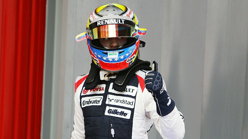 Pastor Maldonado feierte in Barcelona seinen ersten Grand-Prix-Sieg, Foto: Sutton