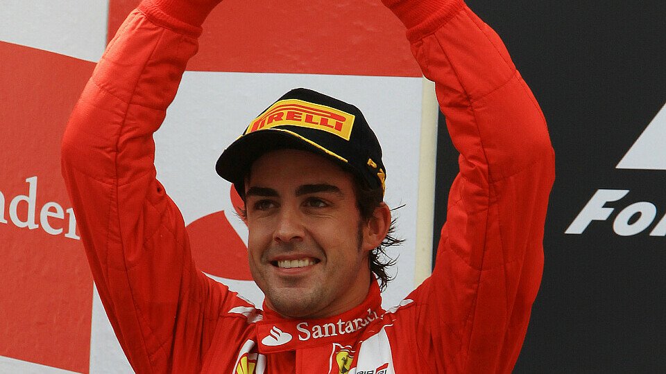 Fernando Alonso weinte dem Sieg nicht hinterher, Foto: Sutton