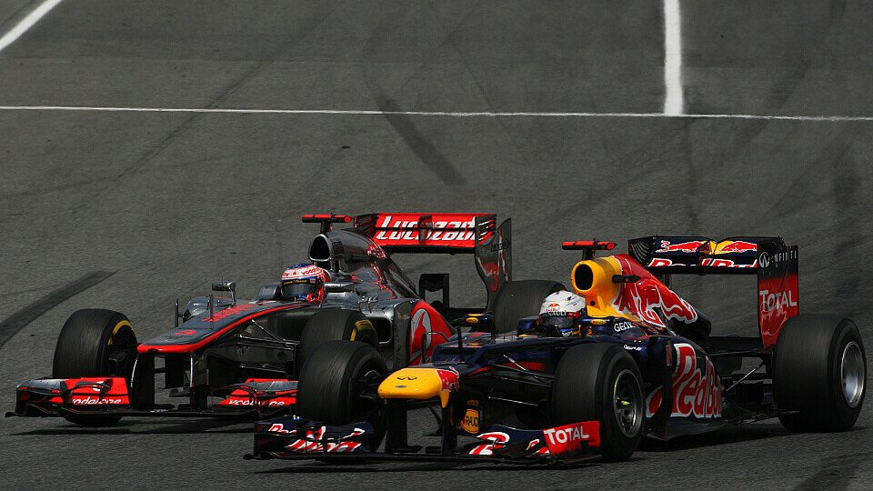 Jenson Button war von Sebastian Vettels Valencia-Pace beeindruckt, Foto: Sutton