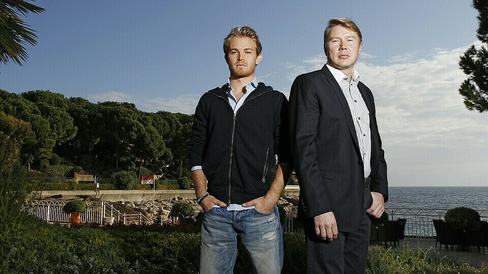 Nico Rosberg und Mika Häkkinen sprachen über den langen Weg zum ersten Sieg, Foto: Mercedes-Benz