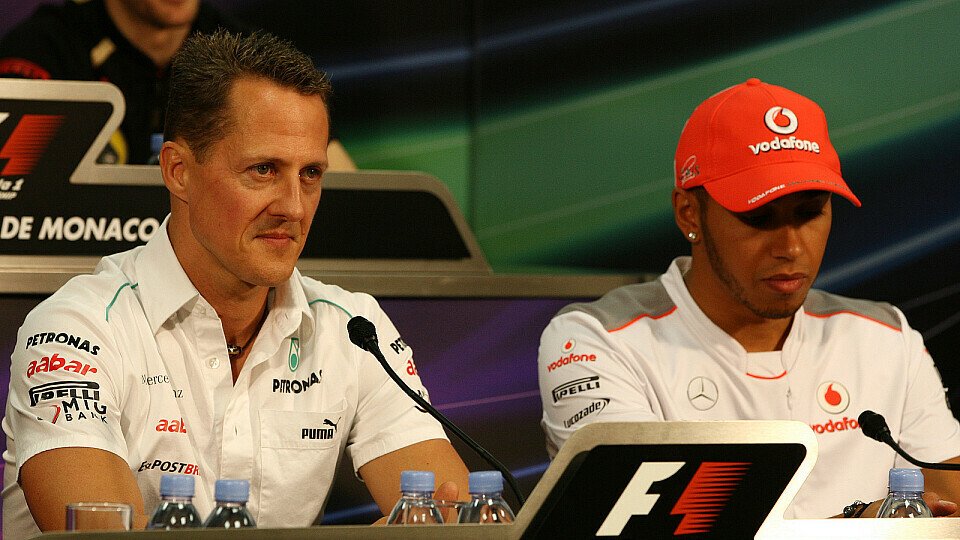 Lewis Hamilton und Michael Schumacher könnten da bleiben, wo sie gerade sind, Foto: Sutton