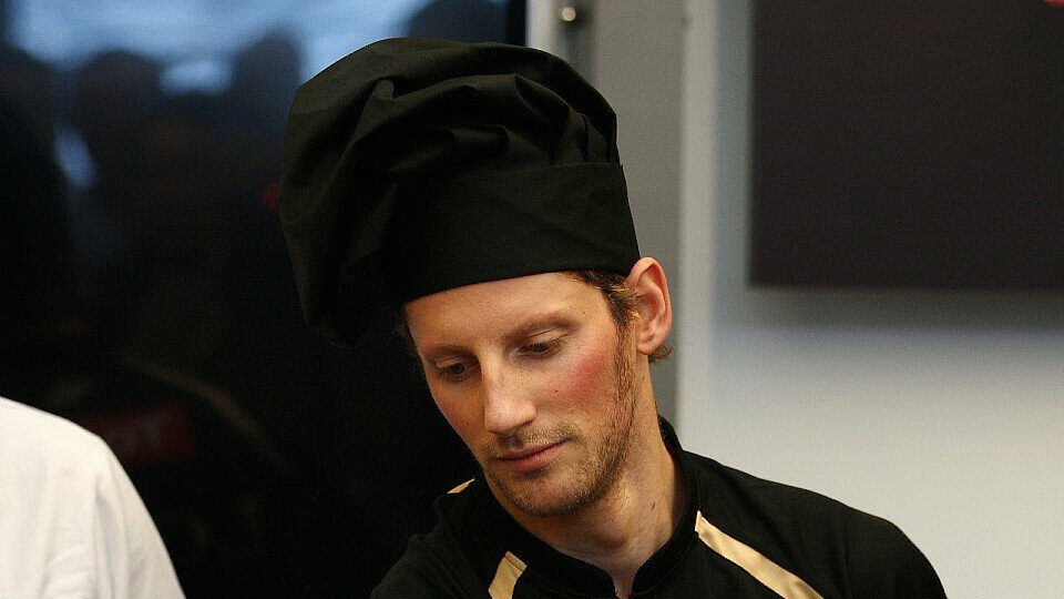Romain Grosjean schwingt privat gerne den Kochlöffel, Foto: Sutton