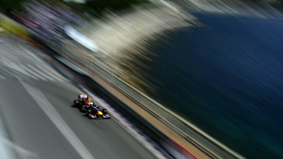 Vettel gewann in Monaco 2011, Foto: Sutton