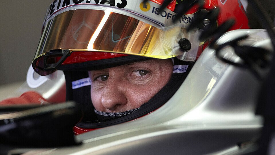 Auf der Suche nach Glück: Michael Schumacher, Foto: Mercedes AMG