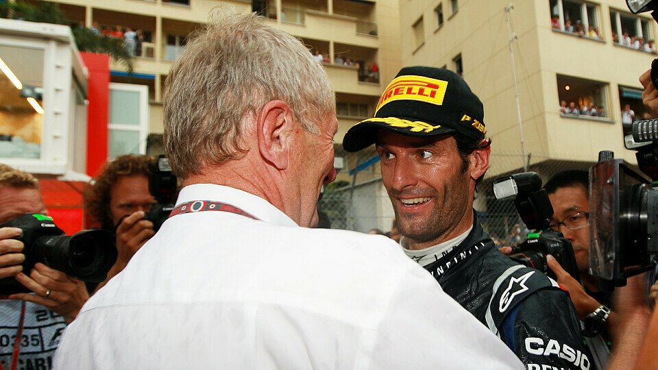 Dr. Helmut Marko erwartet Mark Webber wieder hinter Sebastian Vettel, Foto: Sutton