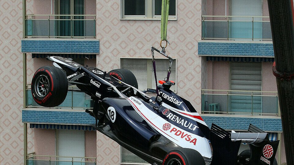 Pastor Maldonado hing während des Monaco-Wochenendes mehr als einmal am Haken, Foto: Sutton