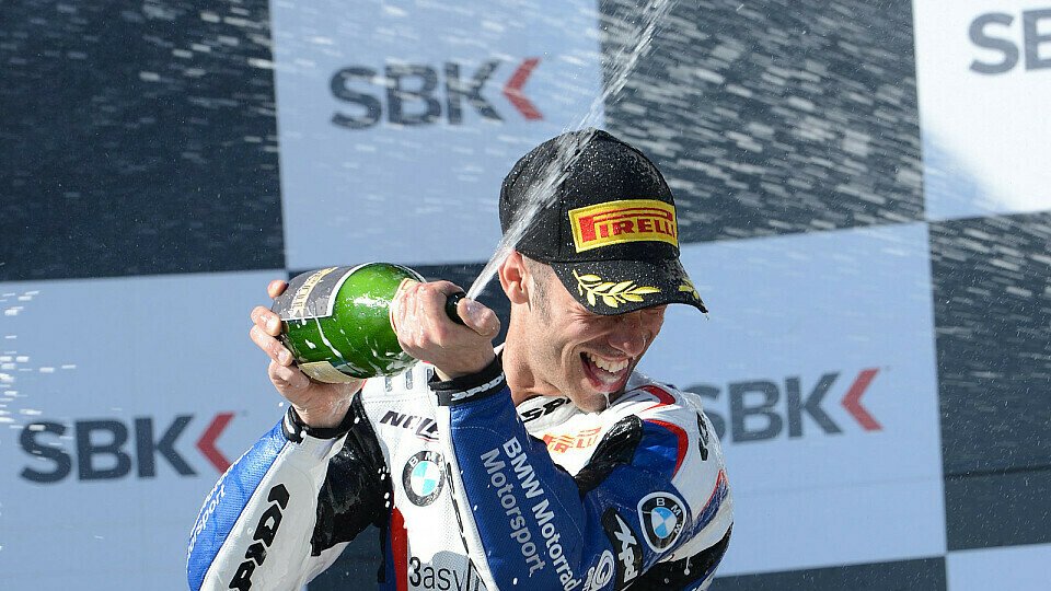Marco Melandri hatte alles für den Sieg gegeben, Foto: BMW Motorrad Motorsport