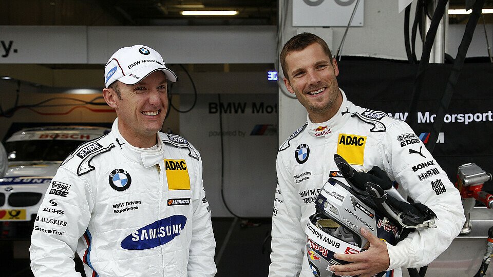 Die beiden besten BMW-Piloten: Joey Hand feierte seinen Startplatz als Erfolg, bei Martin Tomczyk wäre mehr möglich gewesen, Foto: BMW AG
