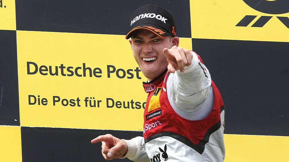 Edoardo Mortara feiert seinen ersten Sieg, Foto: Audi