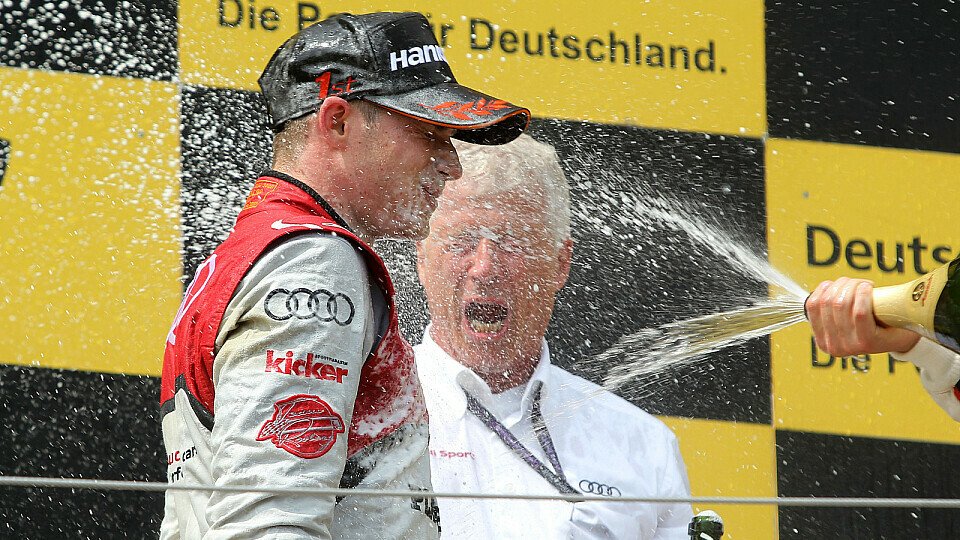 Edoardo Mortaras Sieg war auch für Teamchef Arno Zensen und Audi Motorsport wichtig, Foto: Audi