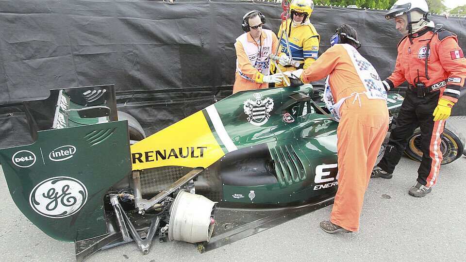 Heikki Kovalainen kommt mit dem Schrecken davon, Foto: Sutton