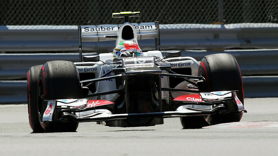 Sergio Perez hatte im Qualifying Probleme mit der Bremsbalance, Foto: Sutton