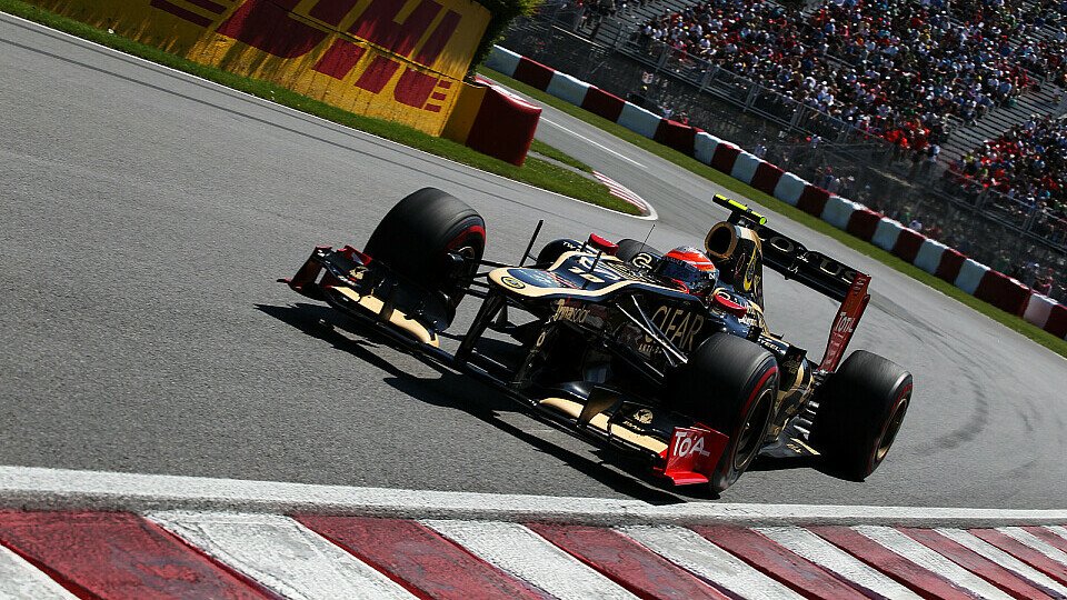 Romain Grosjean weiß, wie er die Reifen streicheln muss, Foto: Sutton
