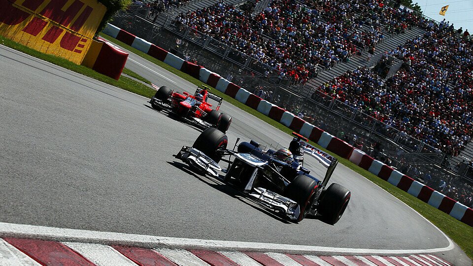 Pastor Maldonado sah bis zu seinem Crash am Samstag schnell aus, Foto: Sutton