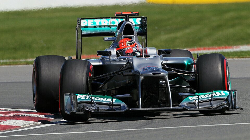 Michael Schumacher ging zu spät in seine letzte schnelle Runde, Foto: Sutton