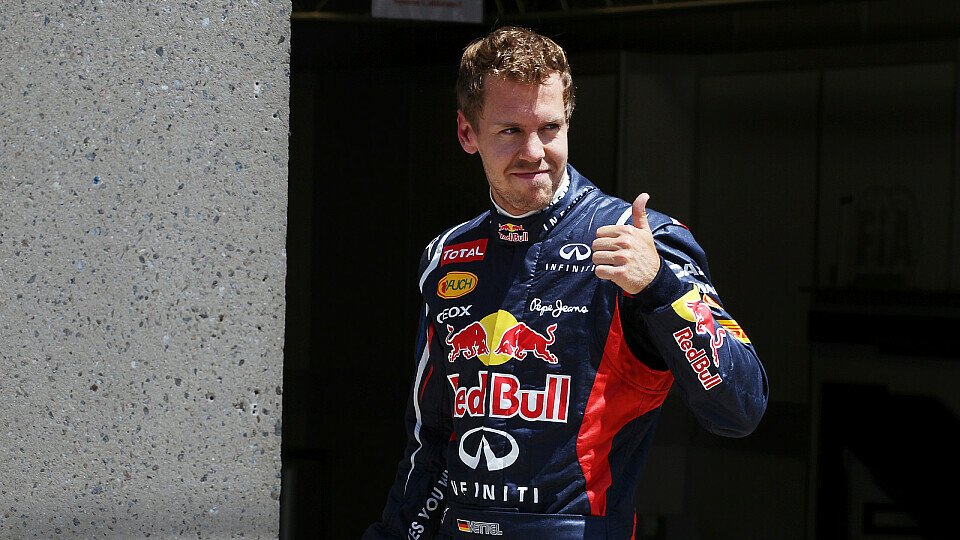 Sebastian Vettel fuhr mit verhältnismäßig deutlichem Vorsprung auf Pole, Foto: Sutton