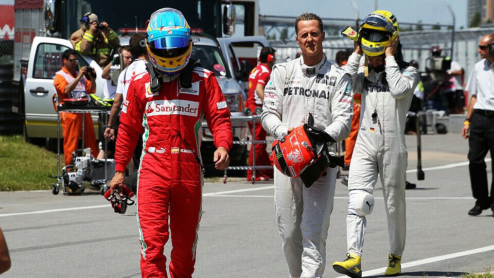 Wer ist besser? Michael Schumacher oder Fernando Alonso?, Foto: Sutton