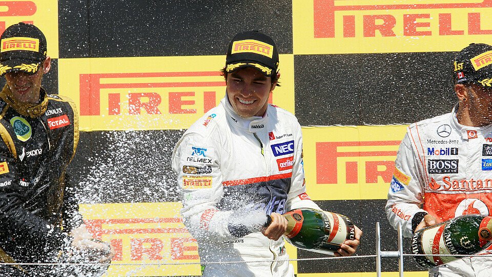 Peter Sauber konnte dank Sergio Perez jubeln, Foto: Sutton