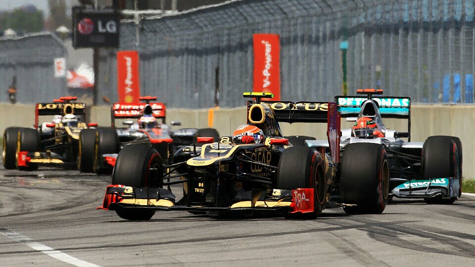 In Kanada fuhr Romain Grosjean für Lotus auf das Podium, Foto: Sutton