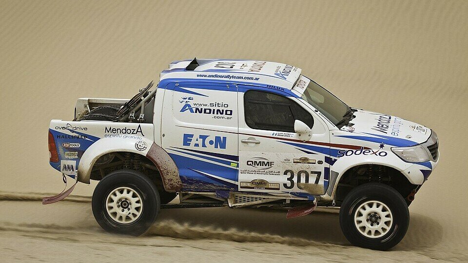 Lucio Alvarez beendete die Rallye Dakar 2012 auf dem fünften Rang, Foto: Silk Way Rallye 