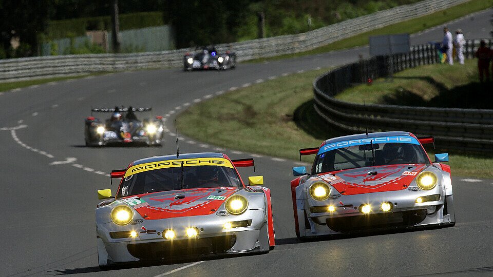 Porsche ist nach dem Qualifying Spitze in der GTE Am, Foto: Porsche