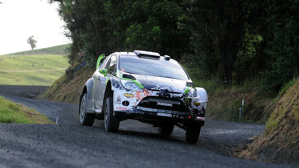 Nach den Rallyes in Neuseeland und Mexiko misst sich Ken Block erneut mit den WRC-Piloten, Foto: Sutton
