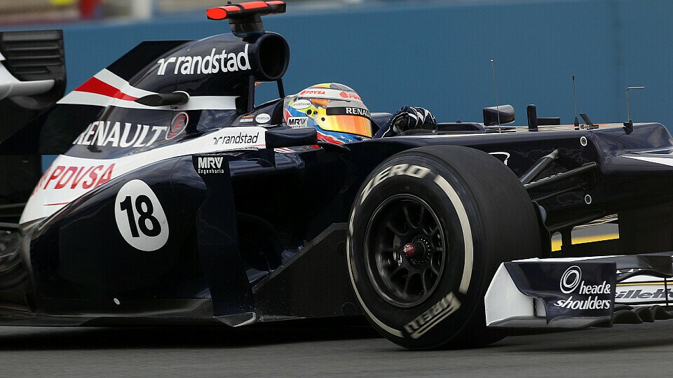 Pator Maldonado sicherte sich in Valencia den dritten Startplatz, Foto: Sutton