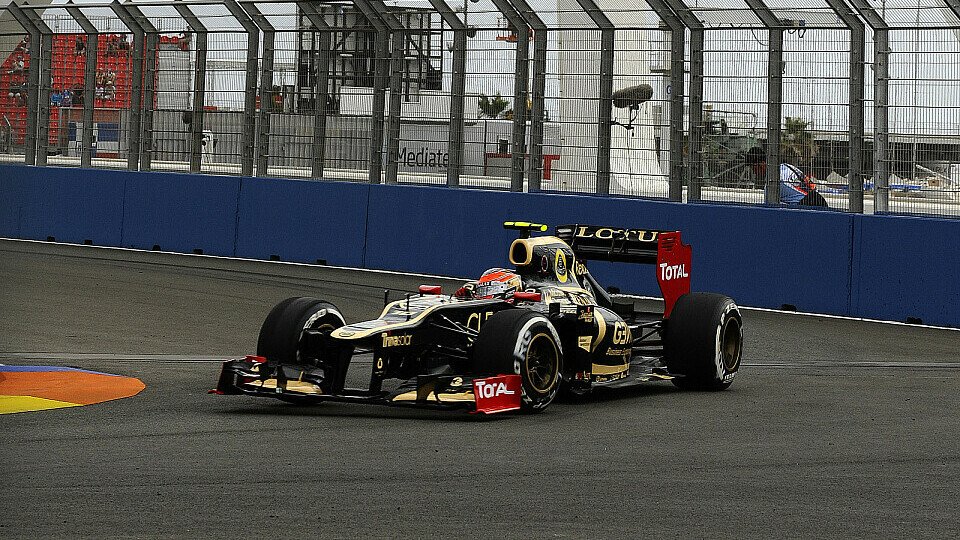 Lotus-Longruns überzeugten Grosjean, Foto: Sutton