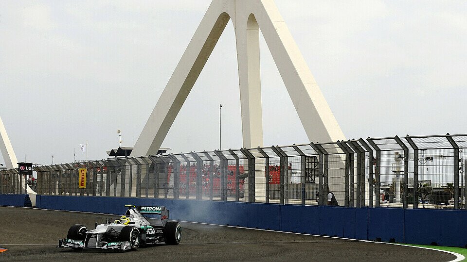Ausgebremst: Nico Rosberg in Valencia, Foto: Sutton