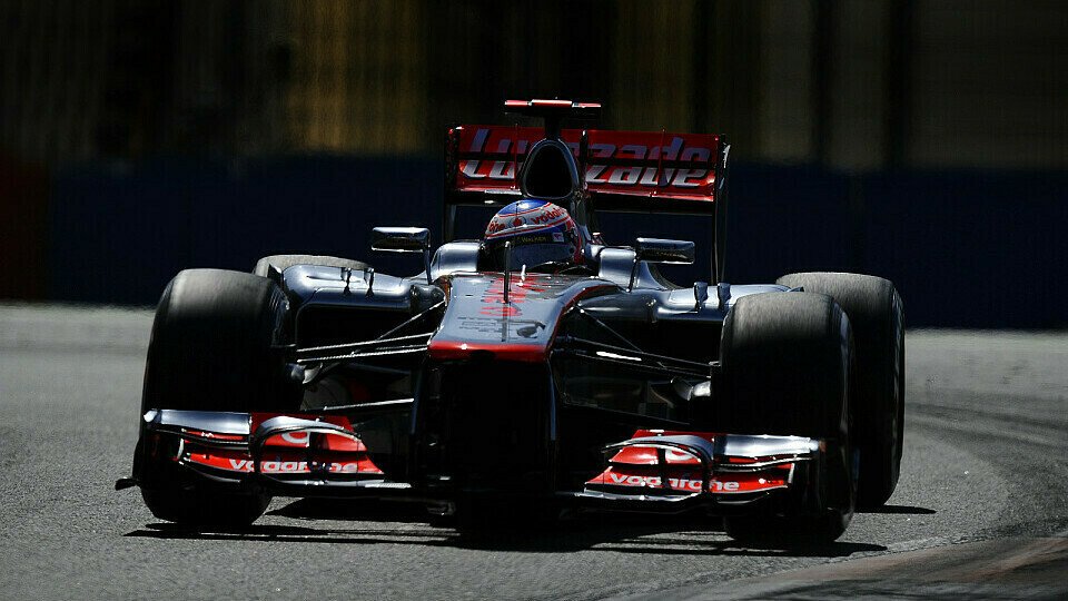Jenson Button läuft weiterhin seiner Pace hinterher, Foto: Sutton