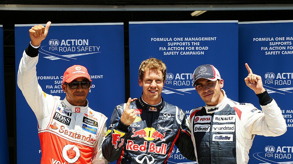 Sebastian Vettel startet in Valencia zum 33. Mal von der Pole Position, Foto: Sutton