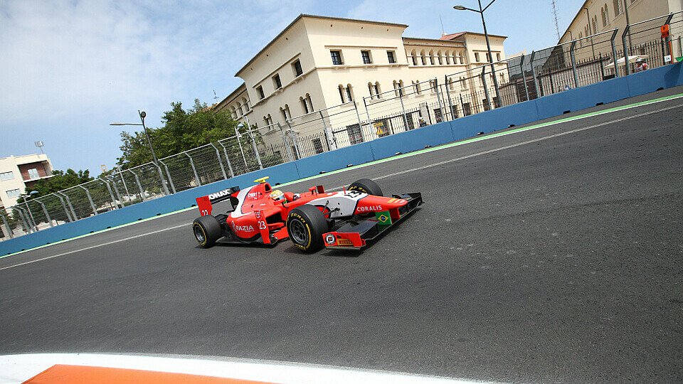 Strahlender Sieger: Luiz Razia in Valencia, Foto: GP2 Series