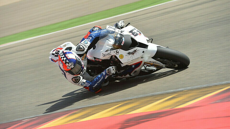 Leon Haslam war mit seiner vierten Startposition recht zufrieden, Foto: BMW Motorrad