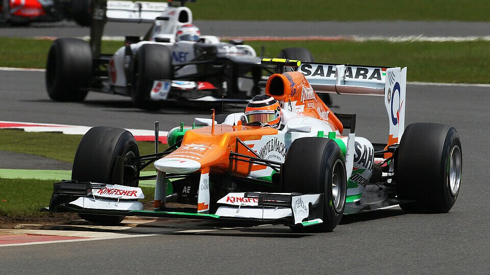 Force India liegt in der Herstellerwertung 16 Punkte hinter Sauber, Foto: Sutton