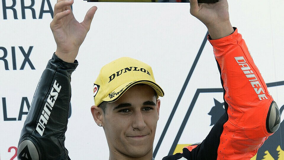 Luis Salom bejubelte seinen ersten GP-Sieg, Foto: Milagro