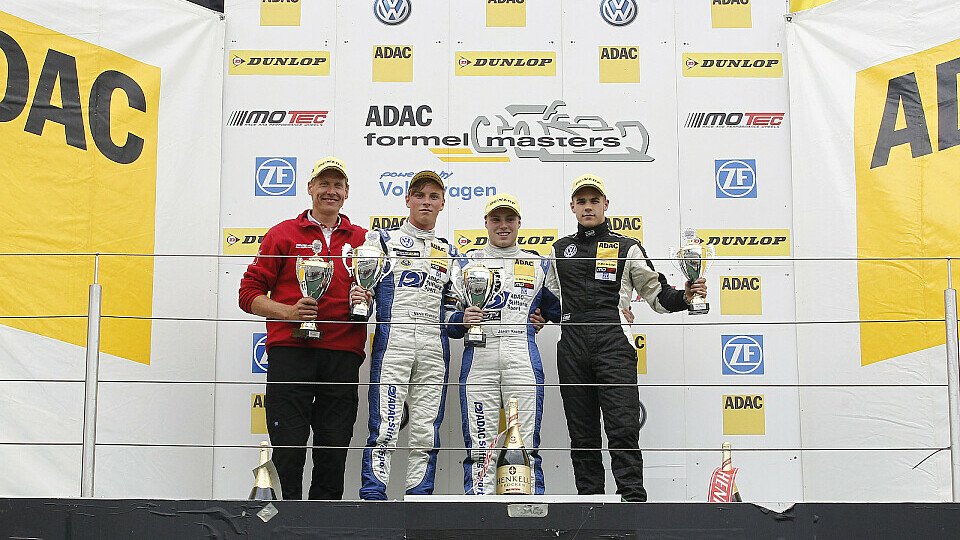 Jason Kremer war am Wochenende Dauergast auf dem Podium, Foto: ADAC Formel Masters