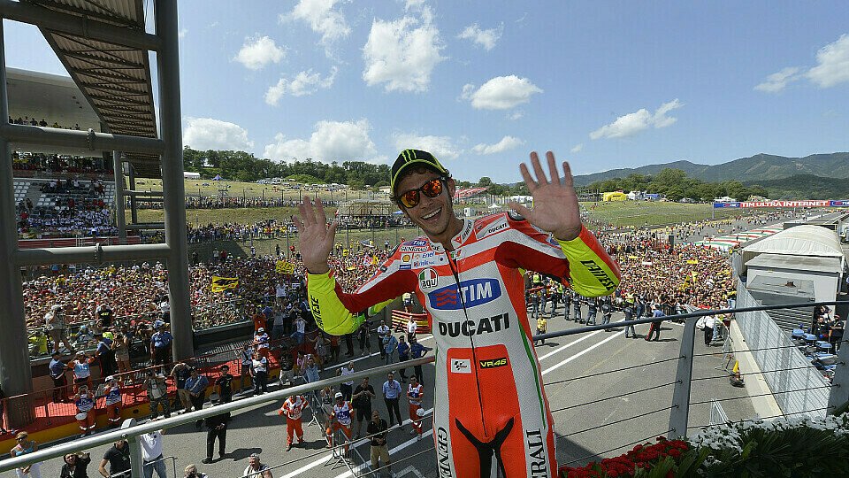 Valentino Rossi ist in der Heimat am Begehrtesten, Foto: Ducati