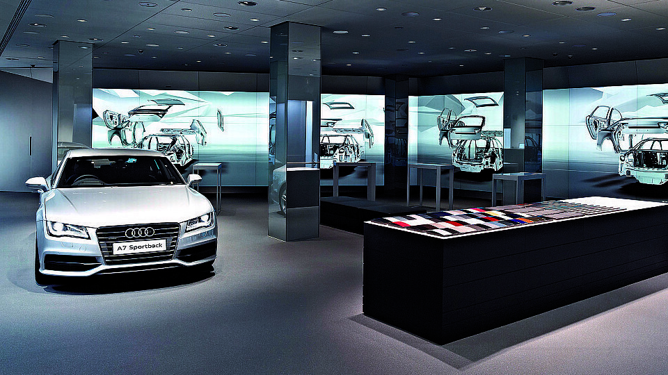 Der neue Cyberstore, Foto: Audi