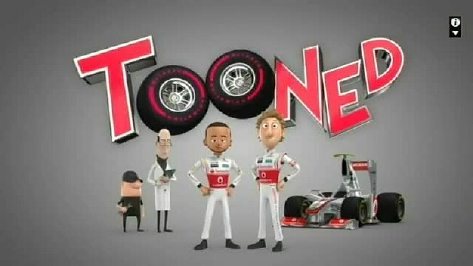 Lewis Hamilton und Jenson Button in 'Tooned', Foto: McLaren