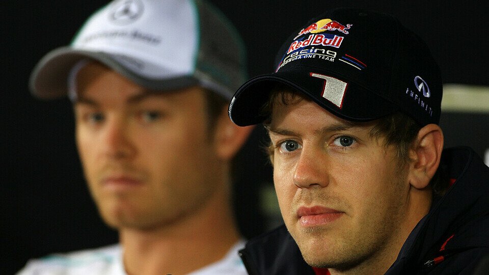 Silber ist im Kommen: Lautet das Titelduell 2013 etwa Vettel vs. Rosberg?, Foto: Sutton
