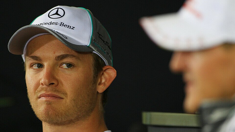 Rosberg hat den Rekordweltmeister im Blick: Aber nur noch vier Rennen lang, Foto: Sutton