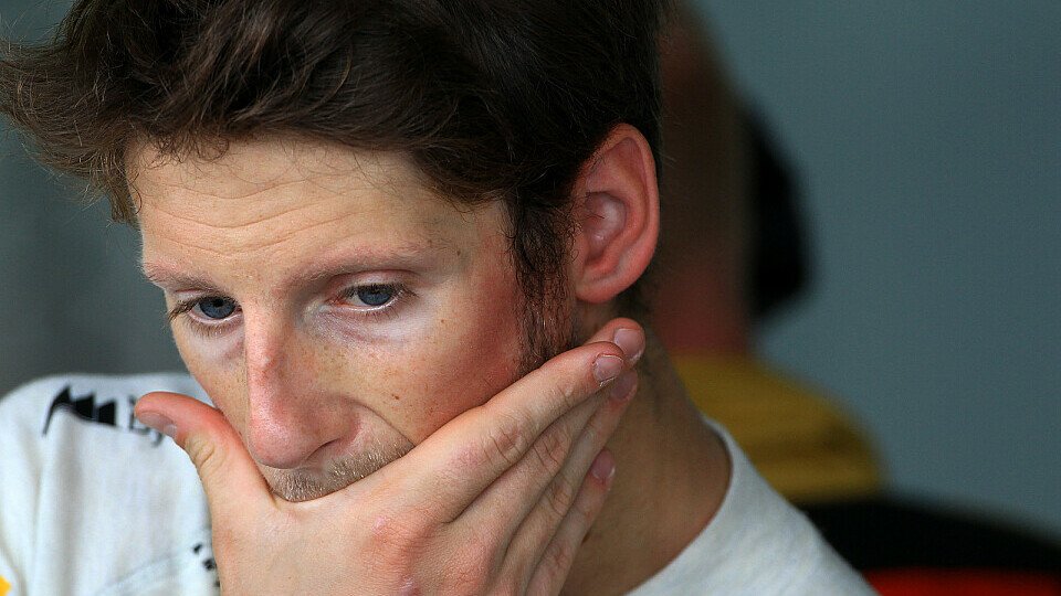 Grosjean entschuldigt sich bei Fahrern & Fans, Foto: Sutton