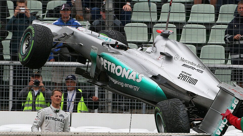 Kein Auftakt nach Maß für Schumacher, Foto: Sutton