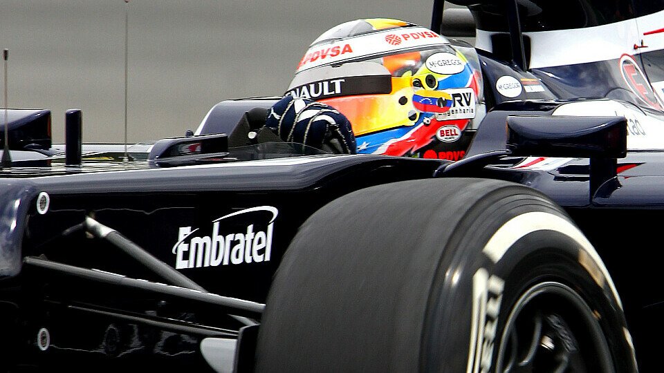 Pastor Maldonado gewann in Barcelona sein erstes Formel-1-Rennen, Foto: Sutton