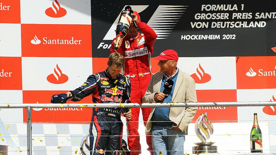 Niki Lauda hält Sebastian Vettel und Fernando Alonso für Giganten, Foto: Sutton